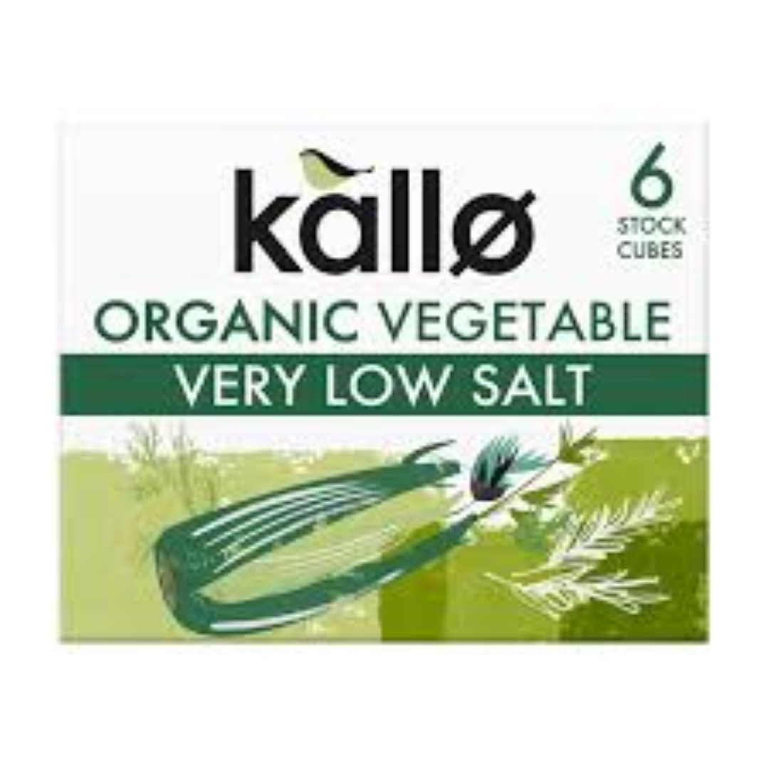 KALLO ORGANIC VEGETABLE V.LOW SALT